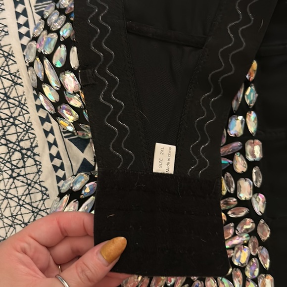 Rhinestone corset 2xl (fits M/L) - Picture 7 of 11